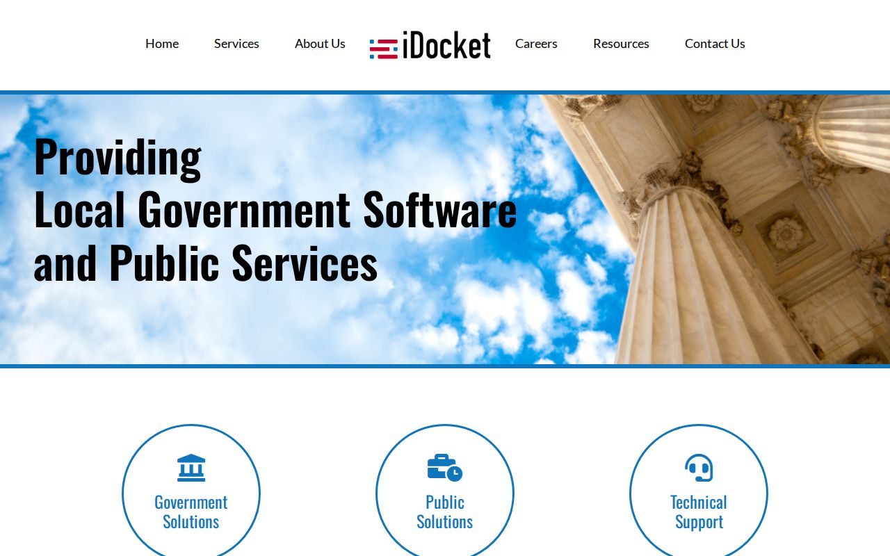 Current iDocket entry point for Sherman County case records